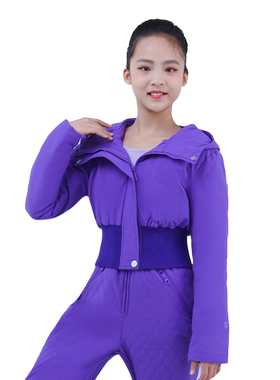 柏屋儿童舞蹈运动短款棉服套装