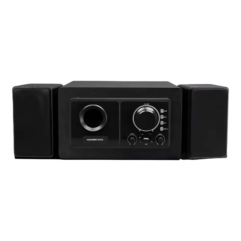 德国巨炮家用台式电脑木质蓝牙音响2.1超重低音电视影响有源音箱