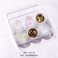 Призрачная стеклянная бумага фрагменты HZ7-08