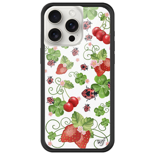 Wildflower虫子和浆果手机壳Bugs n' Berries适用苹果iPhone15/14/13/Pro/Max硬壳全包防摔保护套欧美时尚wf