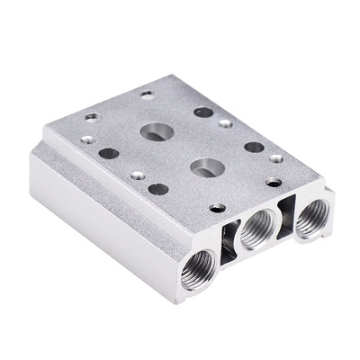 4V110-06电磁阀底座汇流板100M