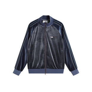 ATRY运动丝绒卫衣夹克女春季新款国潮牌美式休闲短款拉链立领外套