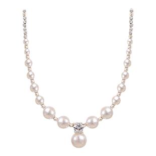 赵丽颖同款碎银子珍珠项链女高级感轻奢小众颈链2026新款吊坠配饰