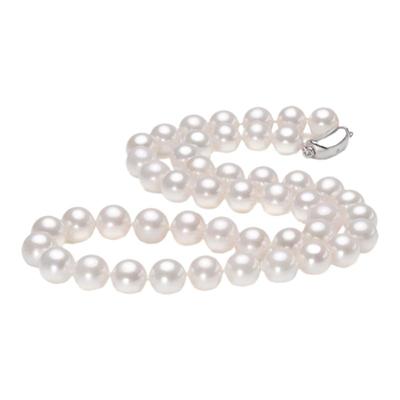 颈饰圆形珍珠项链妈妈长款925银