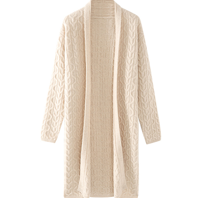 羊绒开衫外穿慵懒风小个子纯色