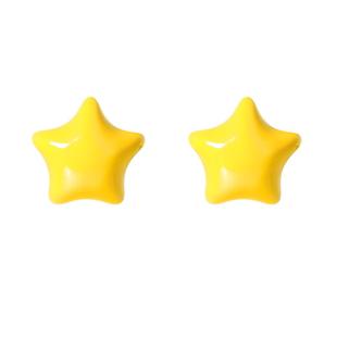 桑蕾小糖星耳钉时尚气质百搭小众设计星星耳环女耳夹新年耳饰