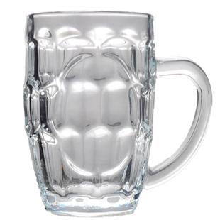 加厚耐热玻璃扎啤杯菠萝杯果汁奶茶杯KTV酒吧会所杯包邮