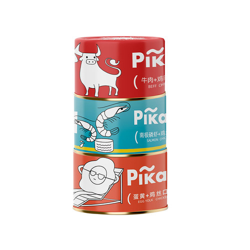 匹卡噗猫罐头主食罐补充营养增肥发腮猫咪零食成幼猫湿粮鲜肉条罐