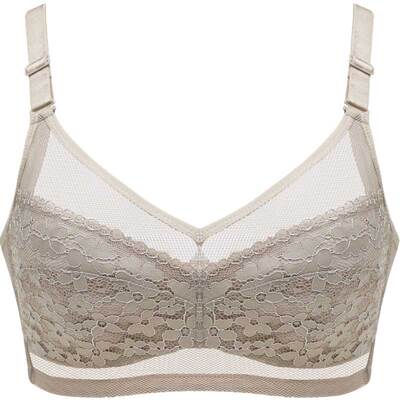 无钢圈石墨烯大胸显小显瘦文胸