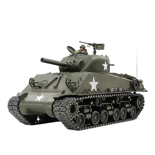 恒辉 田宫 56048 1/16 M4谢尔曼 105mm榴搭载型 机械控制遥控坦克