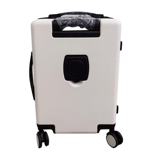 出口双封闭拉链行李箱20登机静音万向轮女密码箱带杯架26拉杆箱男