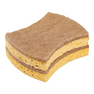 木桨海绵刷碗加厚洗完碗海绵刷碗清洁神器百洁布抹布木棉浆海绵