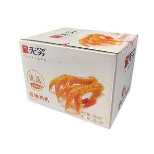 无穷食品广东特产260g爱辣鸡爪