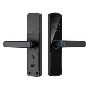 木门指纹锁密码锁办公室智能锁室内木门电子锁自带常开远程授权