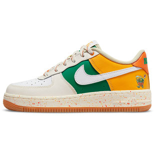 Nike/耐克正品AIR FORCE 1（GS）女子大童经典休闲板鞋DQ5085-111