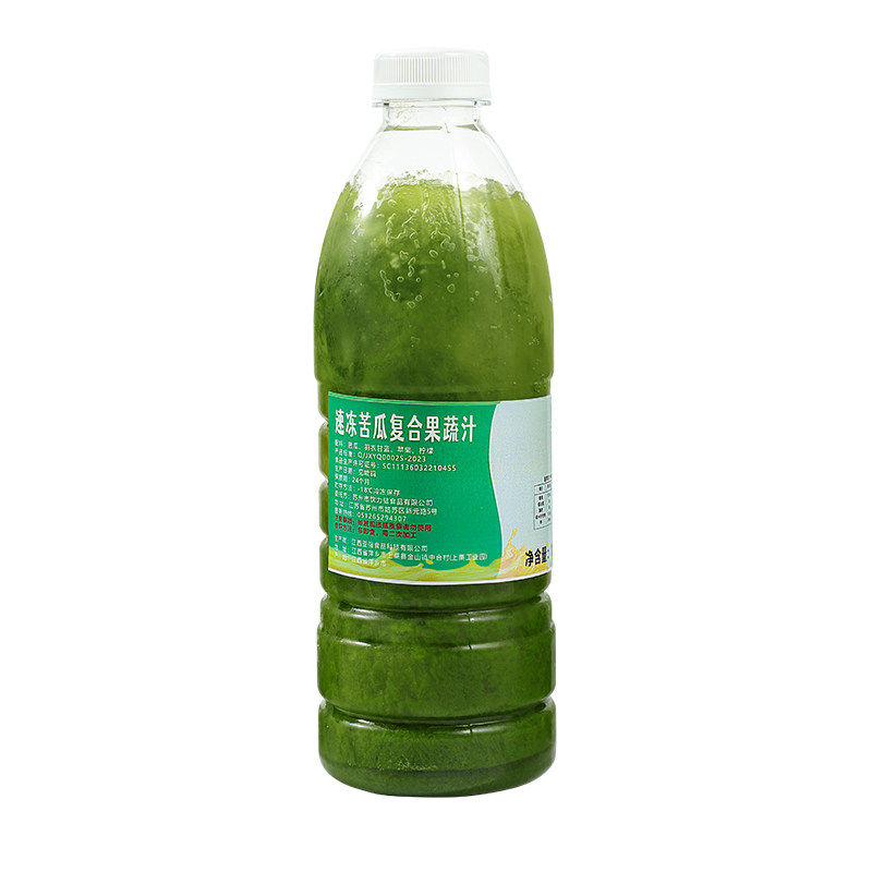 冷冻苦瓜羽衣甘蓝柠檬果蔬汁1kg