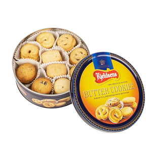 丹麦蓝罐曲奇454g原装进口烘培黄油饼干铁罐礼盒中秋送礼欧式点心