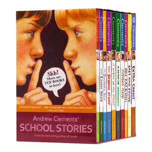 我们叫它粉灵豆Andrew Clements Frindle美国经典校园小说10册套装 一号教室 安德鲁克莱门斯 英文原版小初文学 又日新