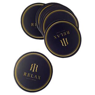 宾馆酒店茶杯垫一次性吸水纸杯垫加厚民宿客房纸质杯垫定制logo