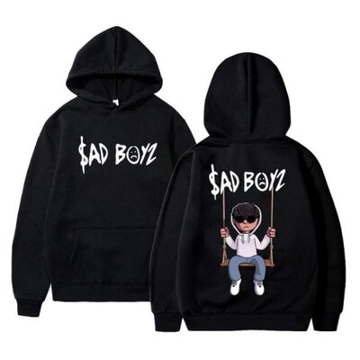X 35042 Sad Boy Hoodie Fashion 潮流连帽卫衣 欧美跨境