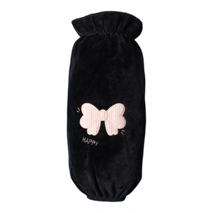 秋冬长款刺绣防污护袖头女款时尚百搭办公室工作上班学生套袖防污