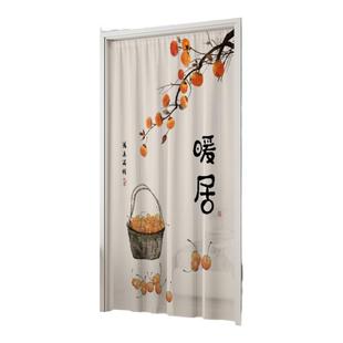 门帘隔断帘窗帘免打孔透光不透人2025新款卧室阳台厕所白纱帘高档