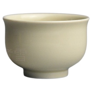 煮雪定瓷听雪系列定州原产地全手素面单杯品茗杯喝茶搭子酒杯定窑