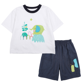 男童套装儿童夏装2026夏季新款运动衣服男孩多巴胺穿搭薄款超好看