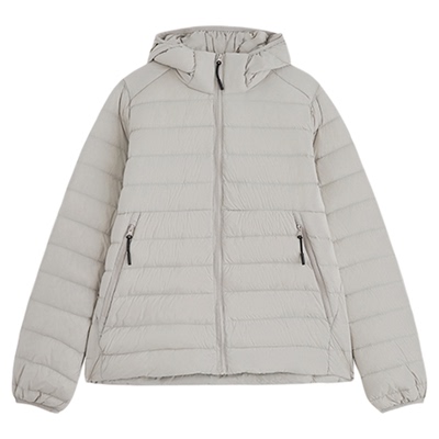 长白山95白鹅绒女士连帽羽绒服