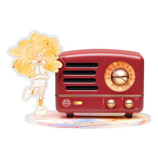 猫王妙播 小王子OTR音响便携无线蓝牙收音机音箱儿力力新年礼盒