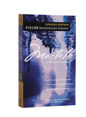 莎士比亚：Macbeth麦克白英文原版Folger Shakespeare Library:Macbeth Downtown Press William Shakespeare经典小说文学作品