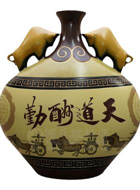 手绘陶瓷工艺品中式花瓶家居客厅