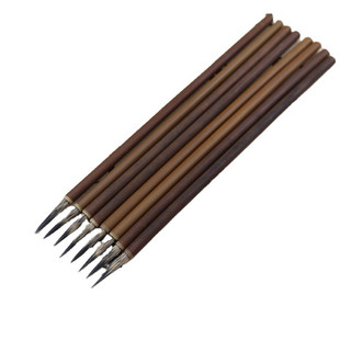 工笔画勾线绘画毛笔 国画白描鼠勾线须花枝俏小叶筋笔瘦金体