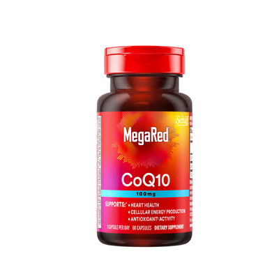【新品】MegaRed脉拓辅酶q10官方旗舰店迈拓心脏软胶囊100mg*60粒