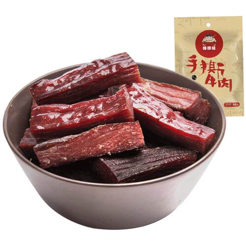 棒棒娃手撕牛肉干风干牛肉干四川成都特产麻辣香味零食小包装46g