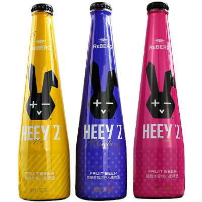 6瓶组合莱宝黑色兔子芒果味307ml