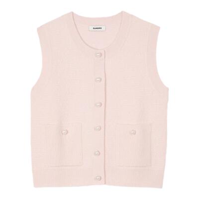 SANDRO女装法式无袖针织衫