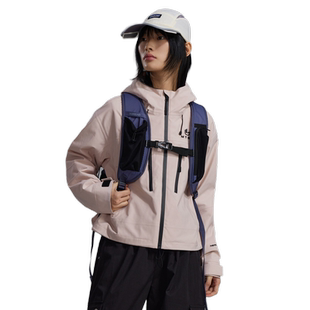 【华夏之壳-林系列】美特斯邦威冲锋衣春季新款户外三防外套女