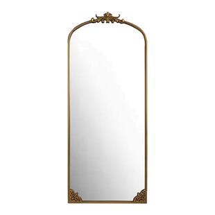 法式轻奢全身镜子家用客厅玄关壁挂装饰镜衣帽间置地化妆镜试衣镜