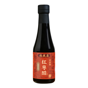 德盛昌红枣醋260ml山西特产甜醋0添加小瓶装可直饮