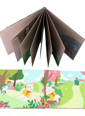 绘本定制儿童手绘纪念册美术画室工作室铜版纸彩印作品集打印订做