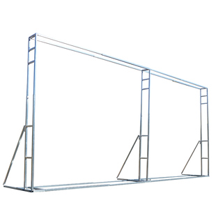 婚庆道具双层背景架纱幔婚礼迎宾合影区婚礼布置广告喷绘简易桁架