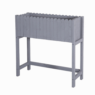 防腐木花槽长方形阳台院子花盆庭院长条隔断种植花箱户外花架围栏