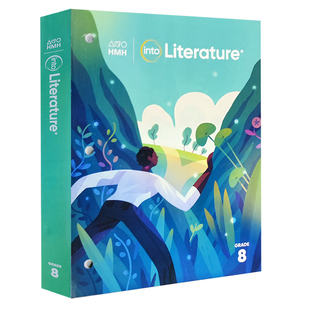 进口英文版美国霍顿米夫林HMH中学文学阅读学生书Into Literature Student Edition Softcover Print Grade 8 八年级 校区团购优惠