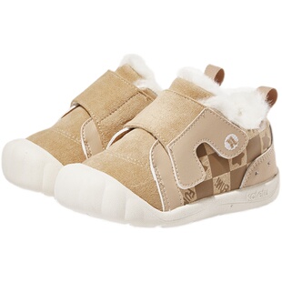 卡特兔2022年秋冬婴儿鞋室内鞋机能鞋加绒保暖二棉鞋儿童女宝男童