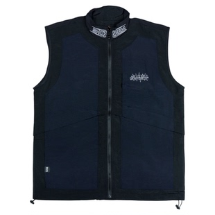 SHOCKSCREAM | 贴布机能冲锋马甲双层料原创欧美BBOY大码街舞潮牌