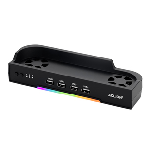 AOLION澳加狮 Switch2主机散热底座带RGB适用任天堂NS2散热风扇2代主机底座高效降温散热器配件