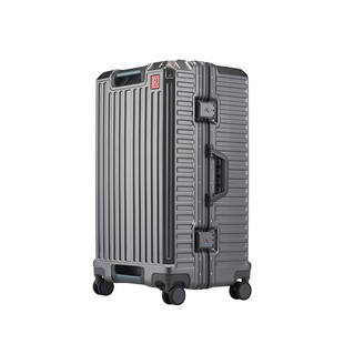 大嘴猴大容量铝框行李箱女24寸旅行箱新款学生耐用密码箱26拉杆箱