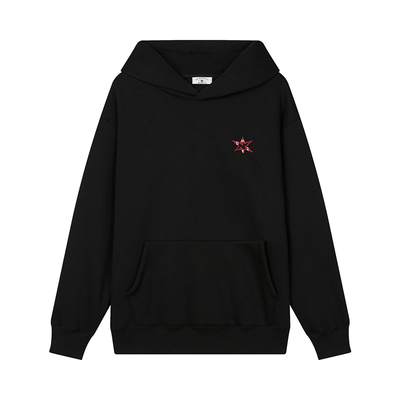 MindError红星印花连帽卫衣