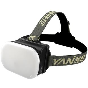 雅尼大泛光头灯强光充电超亮散光头戴式大面积工作大光斑led赶海